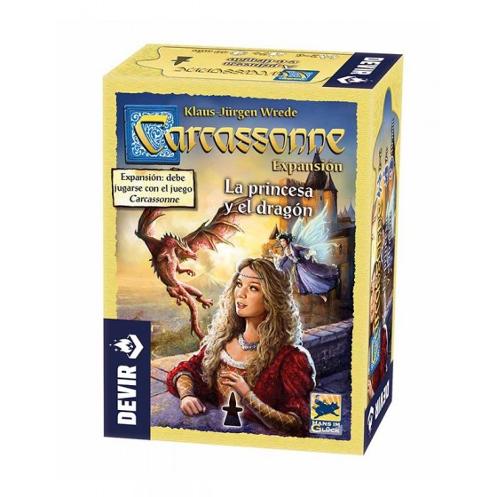 Carcassonne: La Princesa y El Dragón Expansión (2da Edición)